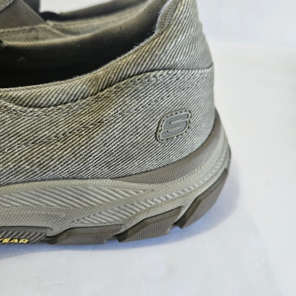Skechers Men Relaxed Fit Air Cooled Memory Foam Tan Sz 13 Walking Comfort Shoe